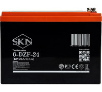 Аккумулятор SKN 6-DZF-24 (12V26A/H C5) тяговый 025385