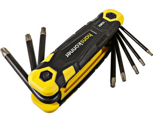 Набор ключей TORX HANSKONNER HK1045-04-8T S2 8 шт. T9-T40 в кейсе
