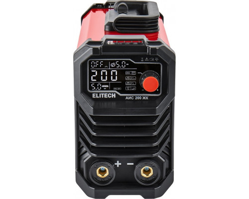 Сварочный инвертор ELITECH АИС 200 ЖК MMA