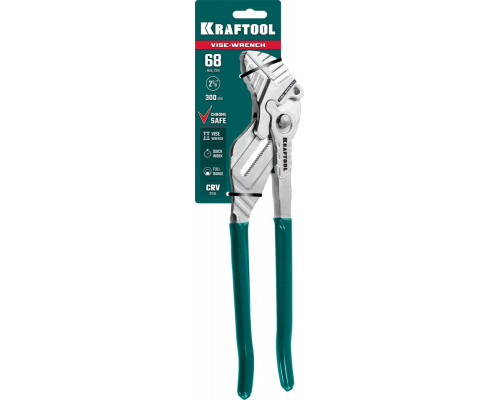 Клещи переставные KRAFTOOL Vise-Wrench 22068, 300 мм 22068
