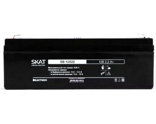 Аккумулятор SKAT SB 12022 AGM 12V 2,2 Ач