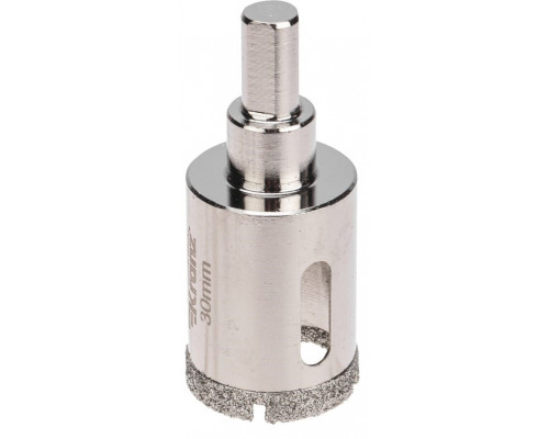 Алмазная коронка для мокрого сверления Kranz KR-92-0010 30мм по керамограниту с центров. сверлом