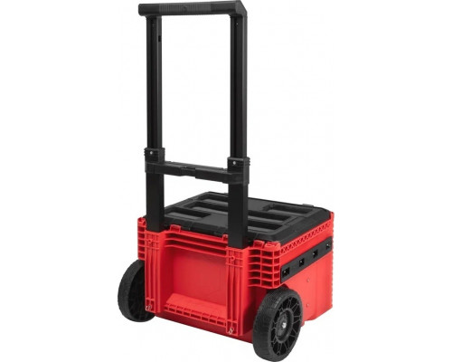 Ящик для инструмента DLT №1 с выдвижными отсеками 2+1, серия red pro, 60х51х42 4060