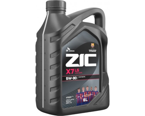 Масло моторное ZIC X7 LS 5W30 6 л 172619