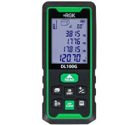 Лазерный дальномер RGK DL100G зеленый луч с угломером 778190