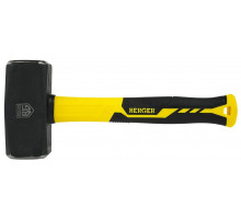Кувалда BERGER BG1518 кованая 2000 г. 278 мм, фиберглассовая рукоятка