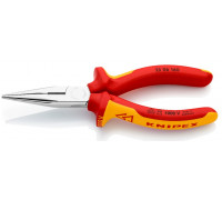 Длинногубцы KNIPEX KN-2506160TBK с режущими кромками VDE, 160 мм