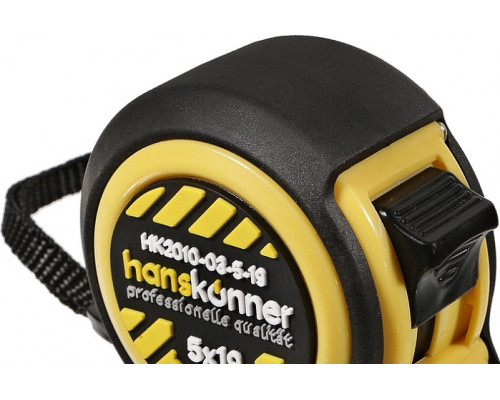 Рулетка HANSKONNER HK2010-03-5-19 с мощным магнитом