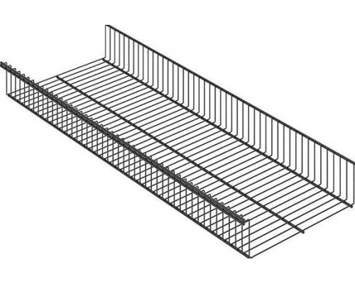 Полка-корзина ПРАКТИК HOME GSb90х30 графит