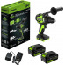 Дрель-шуруповерт аккумуляторная GREENWORKS GD24DD90 24V, 2 АКБ 4Ач и ЗУ 3707507CUD
