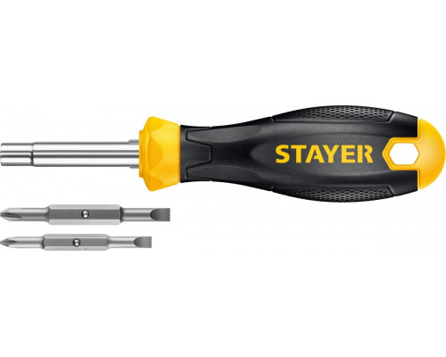 Отвертка STAYER HERCULES 6-in-1 комбинированная 2517