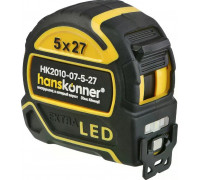 Рулетка HANSKONNER HK2010-07-5-27 LED фонарь, 5x27