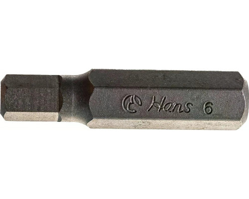 Бита для заворачивания HANS 062-4M06 6-ти гранная, короткая на 5/16