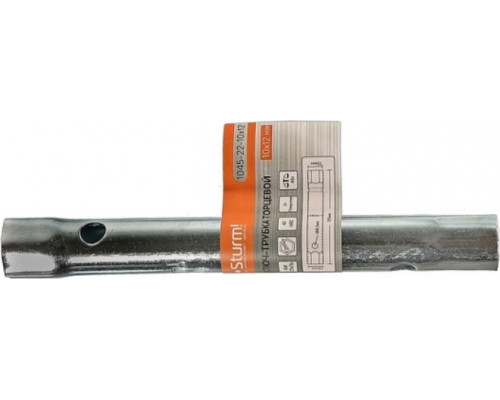 Ключ трубчатый торцевой Sturm 1045-22-10x12, 10х12 мм, оцинкованный
