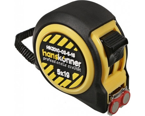 Рулетка HANSKONNER HK2010-03-5-19 с мощным магнитом
