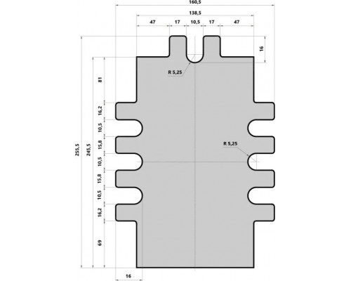 Тиски BELMASH CV125 крестовые RA097A