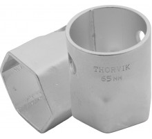 Ключ трубчатый THORVIK BS6P65 ступичный шестигранный, 65 мм 053748