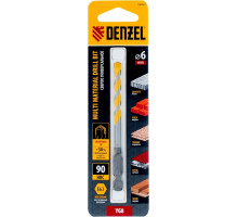 Сверло универсальное Denzel Multi cut 6мм 706007