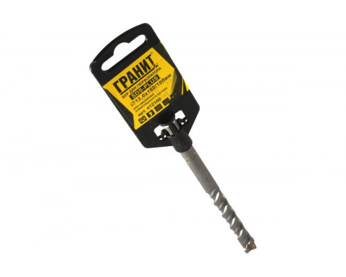 Бур SDS-plus ГРАНИТ Quadro-X 12,0х160/100 412160