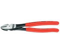 Бокорезы KNIPEX KN-7401140SB особо мощные, 140 мм, обливные ручки