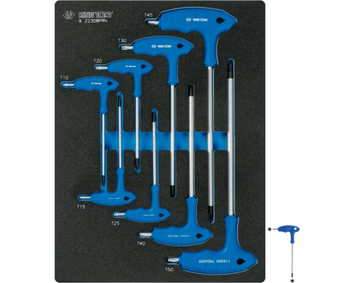 Набор ключей TORX KING TONY 9-22308TRV ложемент, 8 предметов