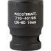 Ударная головка 6-гранная 1/2" WiederKraft WDK-710-4019 19 мм