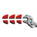 Защитные губки KRAFTOOL 22066-S3 Vise-Wrench сменные, 180 мм, 3 пары