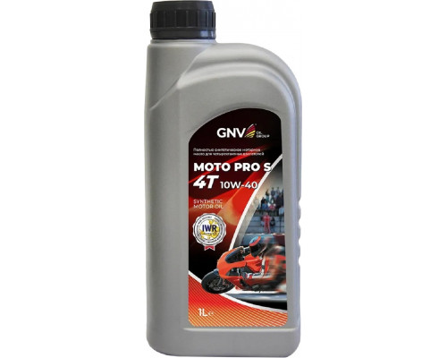 Масло GNV Moto Pro S 4T 10W40 1 л GMP1211262016541040001