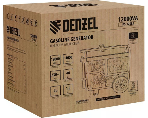 Генератор бензиновый Denzel PS 120EA 946964