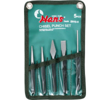 Набор выколоток, бородков и кернеров HANS 56110-5 слесарный, 5 пр