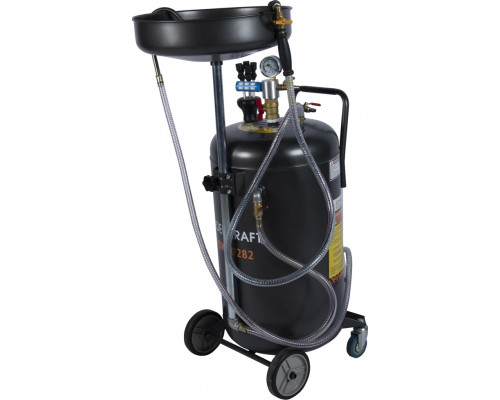 Маслосборная установка WiederKraft WDK-89282 80л с воронкой и откачкой через щуп