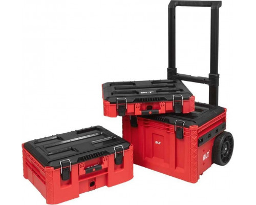 Ящик для инструмента DLT серия RED PRO №1 dlt, (кейс №5, кейс №4, кейс-тележка №2) 4050