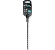 Бур SDS-plus METALLICA Optima 6х210/150 мм по бетону напайка с центром, 2 спирали 904084