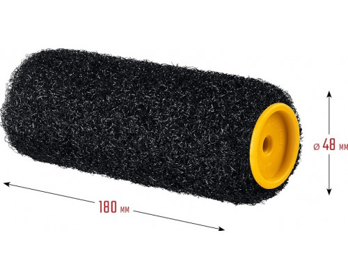 Валик сменный STAYER PUTTY 80 мм, 180 мм для шпатлевки 02642-18