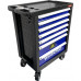 Тележка инструментальная WORKPRO WP285002B, 7 ящиков с 9 ложементами