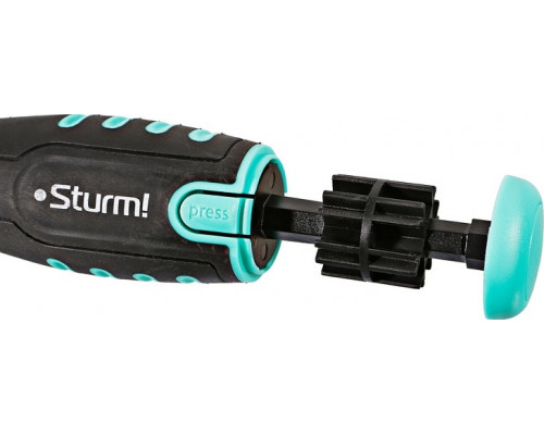 Отвертка с битами Sturm 1040-19-6 реверсивная с автомат. битодержателем 12 в 1