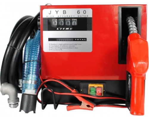 Колонка топливораздаточная Petropump JYB60 (12В) для дизельного топлива, механический счетчик, пистолет PP310002