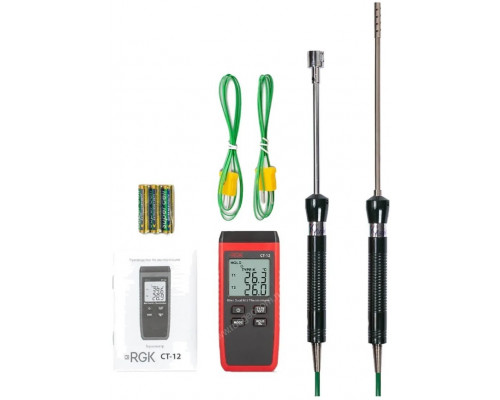 Измеритель температуры контактный RGK CT-12+TR-10A+TR-10S с поверкой 779807