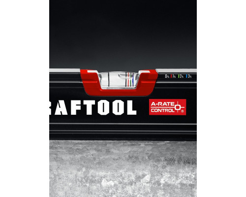 Уровень строительный KRAFTOOL A-RATE CONTROL 400 мм с инновационным глазком, сверхпрочный
