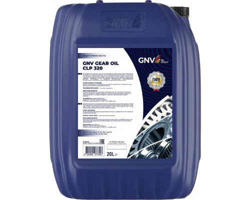 Масло редукторное GNV Gear Oil CLP 320 20 л GGOC111630701451320020