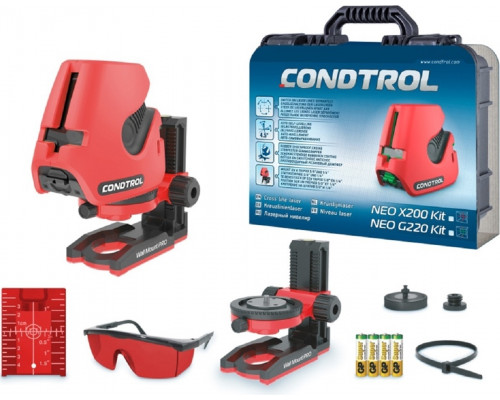 Лазерный нивелир CONDTROL NEO X200 Kit 1-2-400