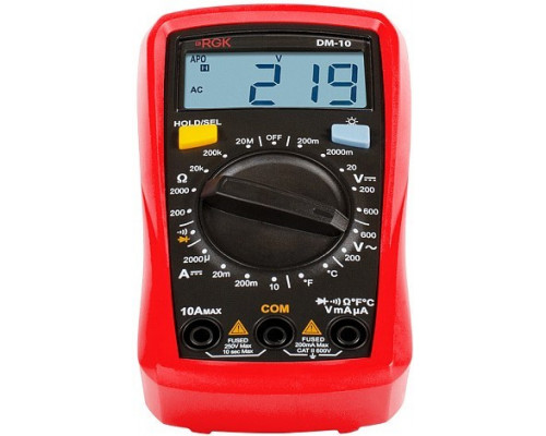 Мультиметр цифровой RGK DM-10 (776554)