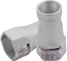 Ключ трубчатый THORVIK BS6P36 ступичный шестигранный, 36 мм 053745