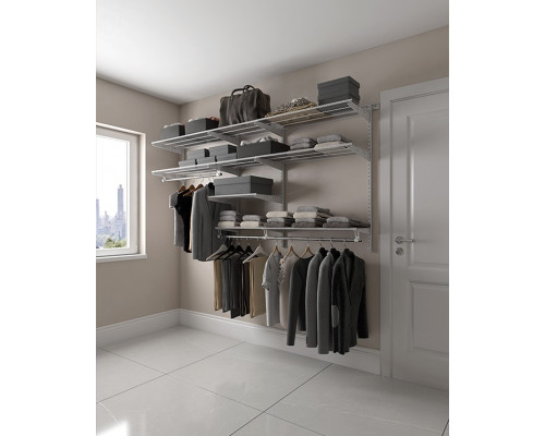 Гардеробная система ПРАКТИК HOME OptimaG240 графит
