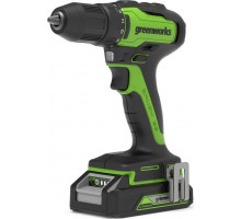 Дрель-шуруповерт аккумуляторная GREENWORKS DD560 24V, АКБ 2Ач и ЗУ 3708407CUA