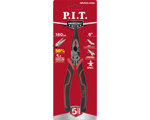 Длинногубцы P.I.T. HPLP03-0150 прямые, 150 мм