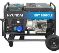 Электростанция дизельная с воздушным охлаждением HYUNDAI DHY 20000LE открытая