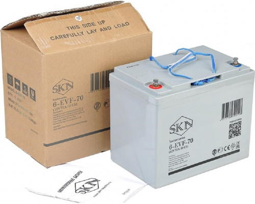 Аккумулятор SKN 6-EVF-70 тяговый 12В 73Ач