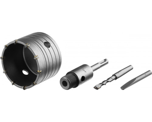 Коронка буровая SDS-plus STAYER ProHAMMER по бетону с державкой d= 80 мм, 29190-80_z01