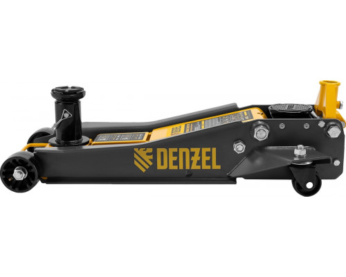 Домкрат подкатной гидравлический Denzel 51270, 2/3 т, 98-770 мм, низкий подхват, SUV